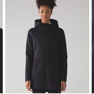 Lululemon Going Places Hooded Jacket Black Women's 6 Full Zip
